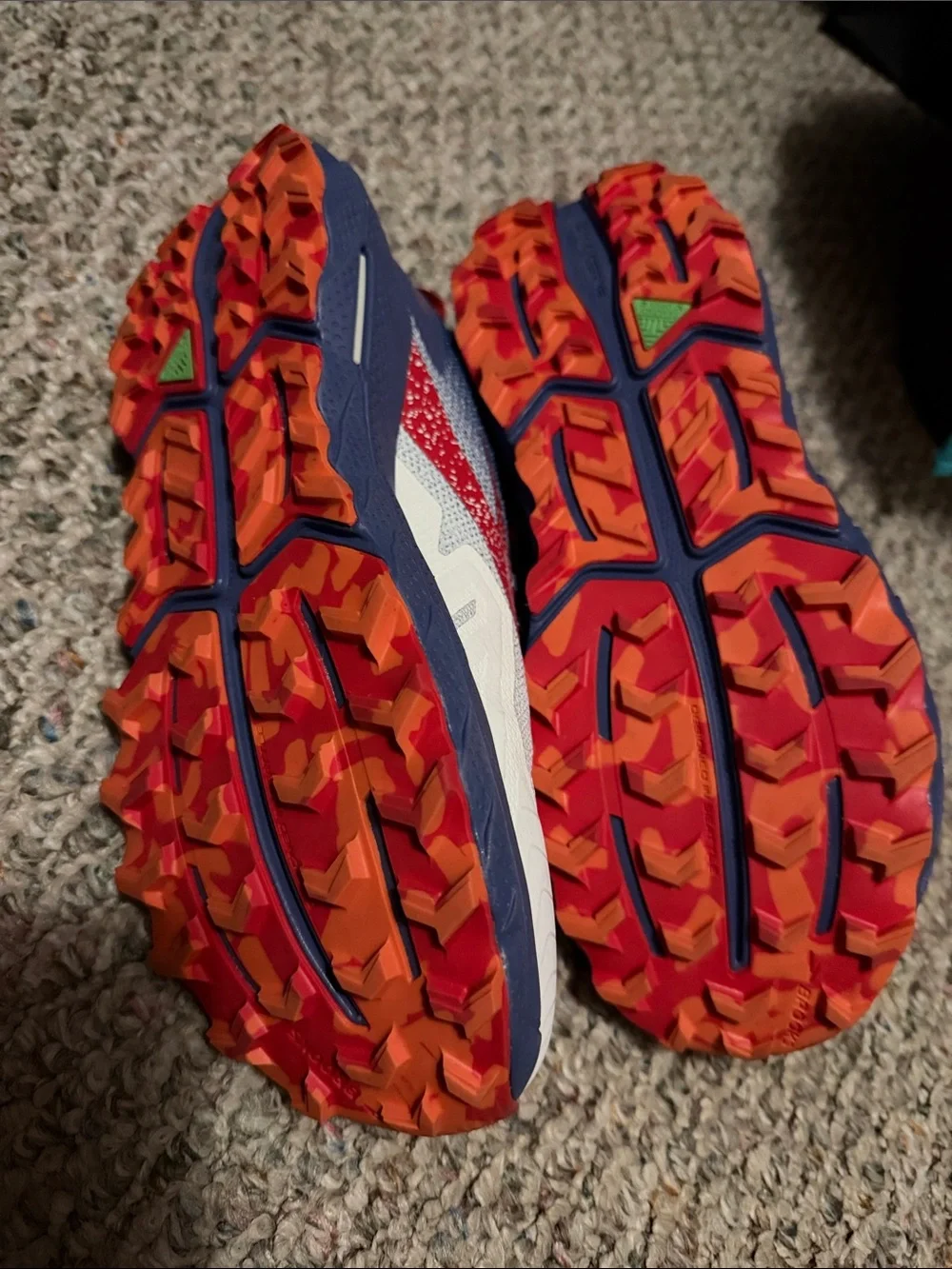 Women’s Athletic Sneakers in Navy, White & Red - Picture 3 of 4